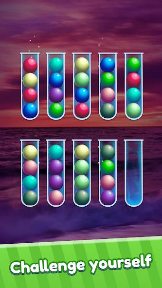 Ball Sort Puzzle Color Sort Mod Captura de tela 1