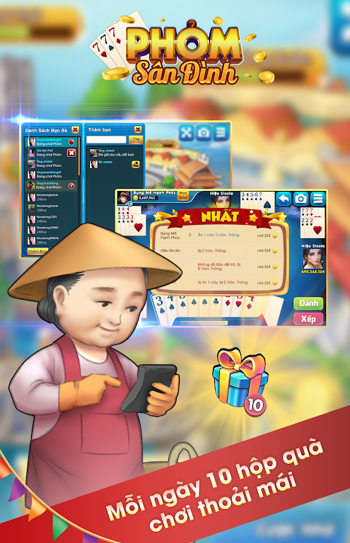 Schermata Phỏm Sân Đình - Tá Lả - Tú Lơ Khơ - Phỏm 2