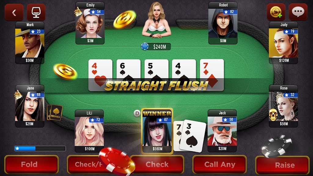 Spark Poker - Live Texas Holdem Casino Ảnh chụp màn hình 0