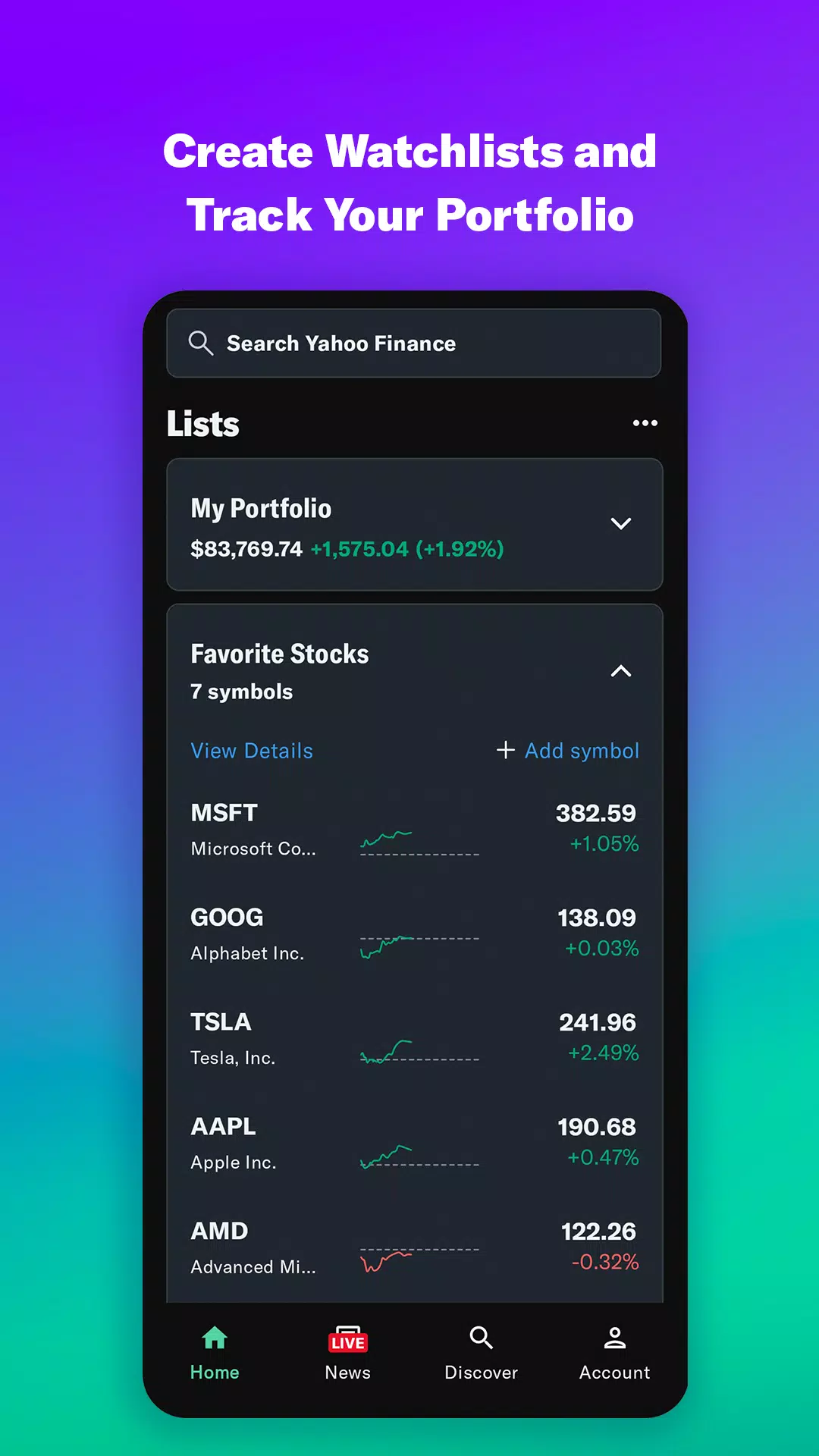 Yahoo Finance: Stock News ဖန်သားပြင်ဓာတ်ပုံ 3