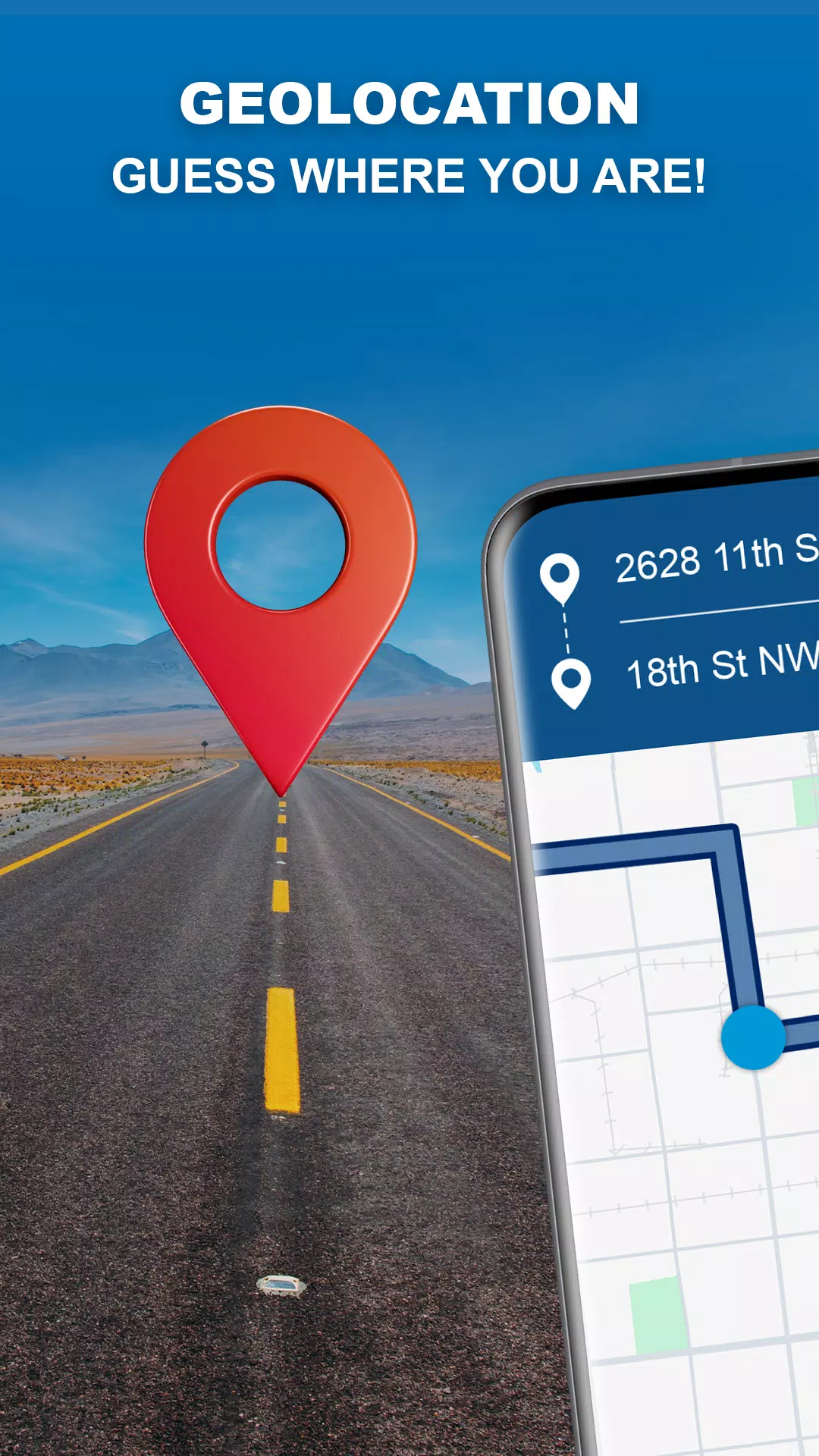GPS Navigation: Road Map Route Schermafbeelding 1