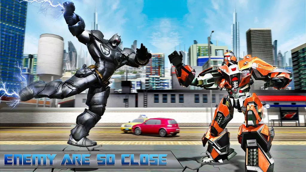 Flying Rope Hero Robot Fight Simulator স্ক্রিনশট 3
