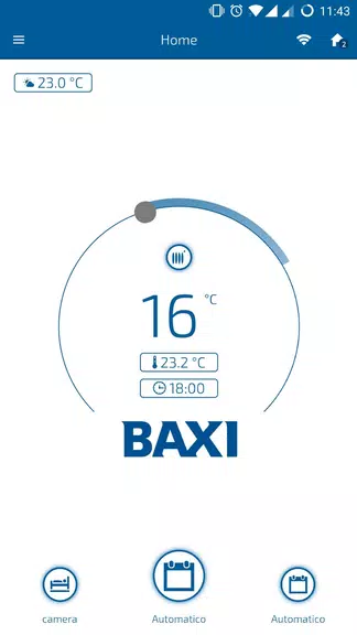 Schermata BAXI HybridApp 1