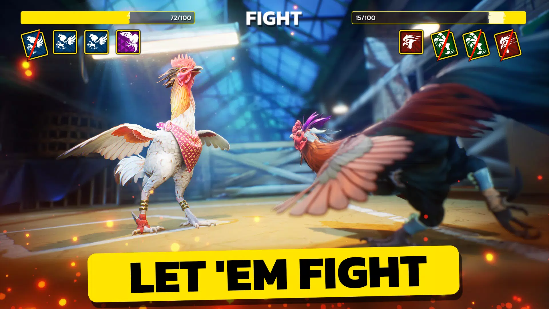 Rooster Fights ภาพหน้าจอ 0