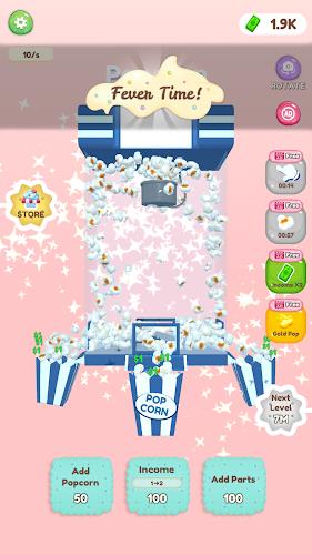 My Popcorn Store: Idle Clicker Captura de pantalla 0