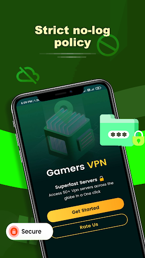 Gamers VPN: Low Ping Gaming Tangkapan skrin 1