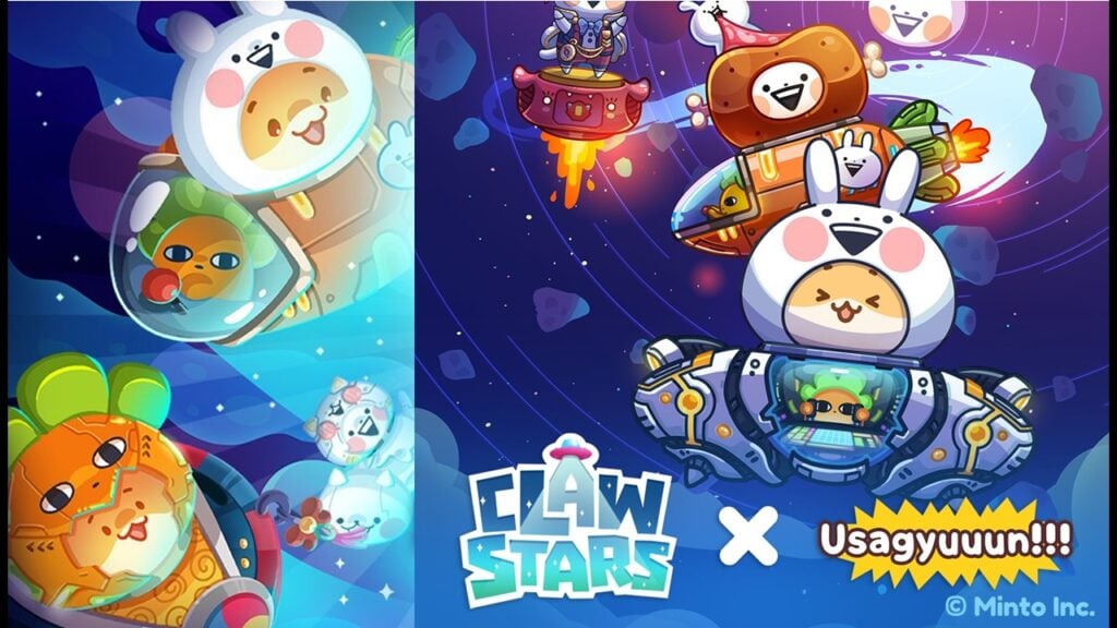 É uma odisseia do espaço fofa quando Claw estrelou o X USAGYUUUN Crossover cair hoje!