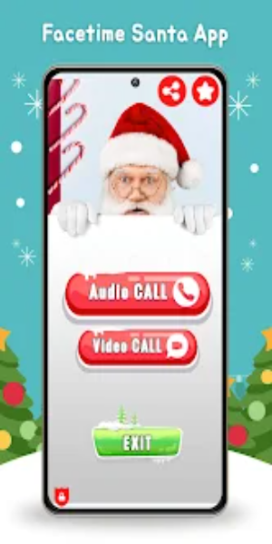 Facetime Santa Call Santa App Capture d'écran 1