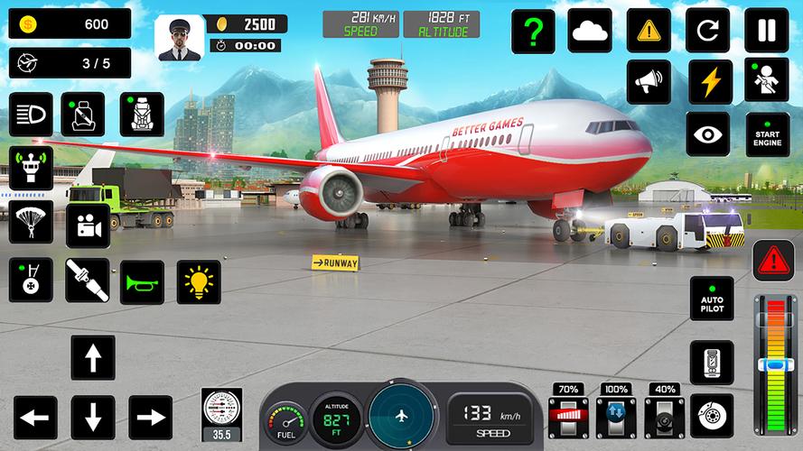 Flight Simulator : Plane Games应用截图第1张