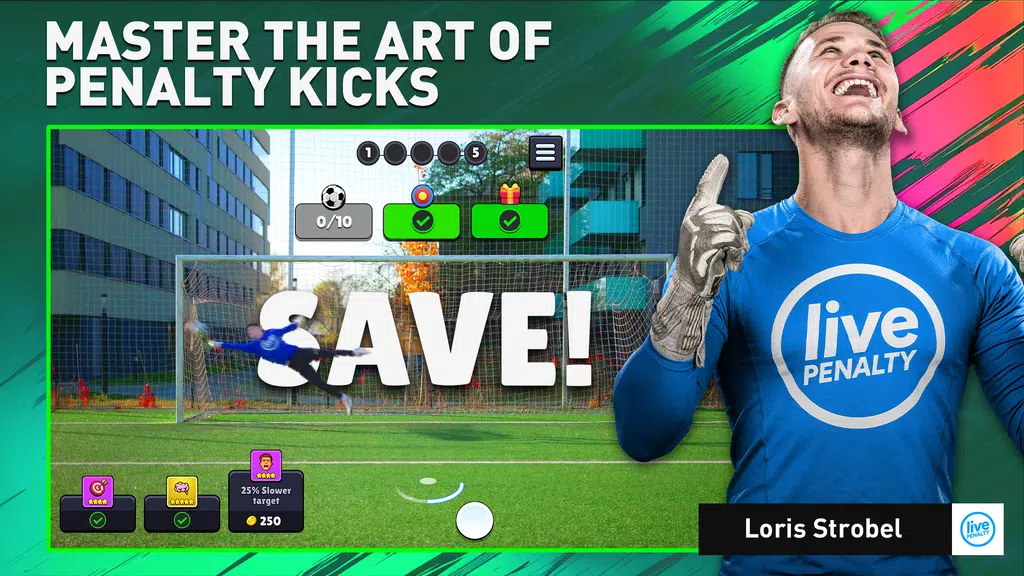 Soccer Penalty: Live Goalie 스크린샷 1