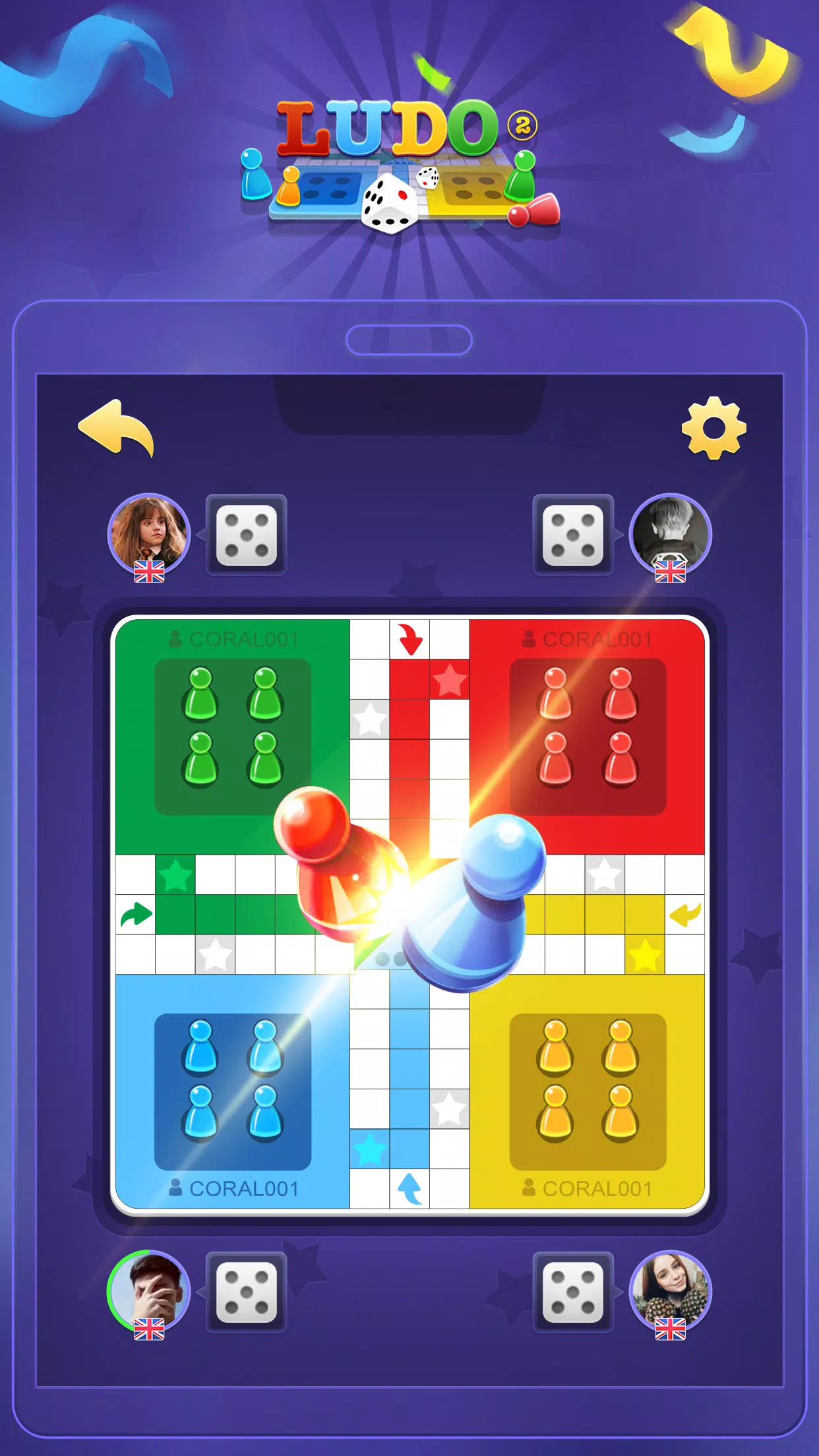 Ludo Master-Offline Star king 螢幕截圖 1
