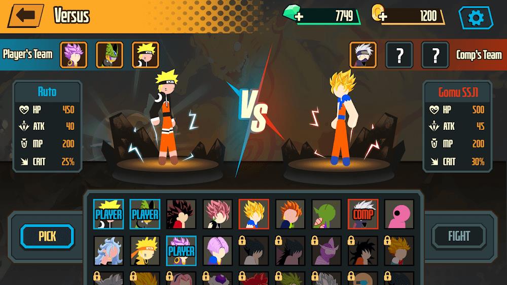Stickman Dragon Fight - Super ภาพหน้าจอ 3