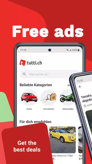 tutti.ch Captura de tela 0