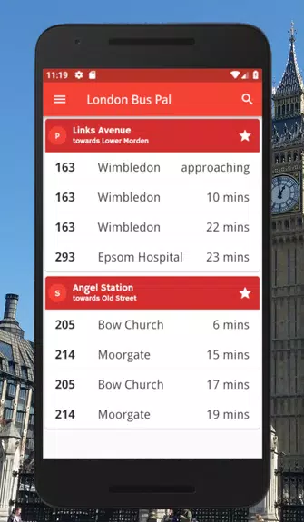 London Bus Pal: Live arrivals应用截图第2张