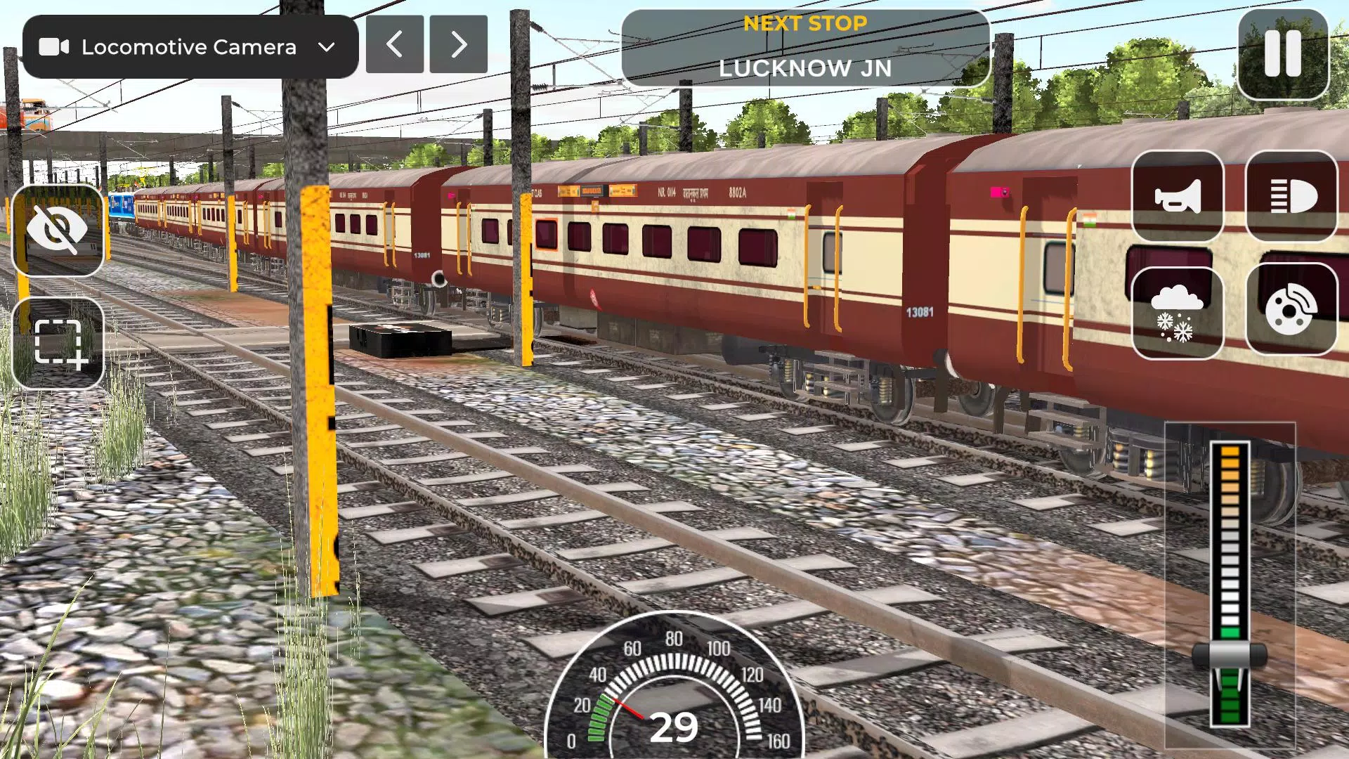 Indian Railway Train Simulator Captura de tela 3