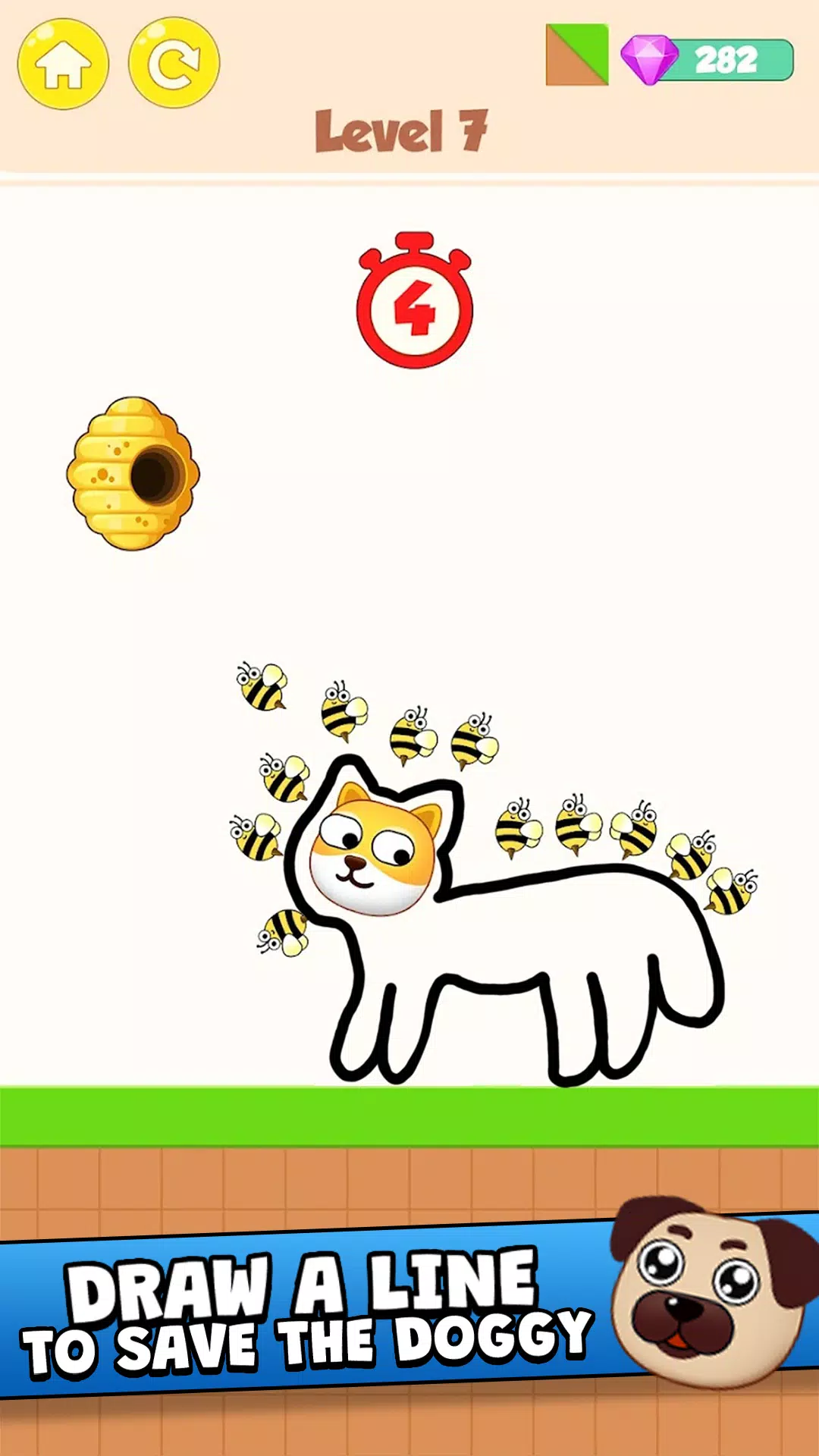 Save the Dog - Draw to Save スクリーンショット 1