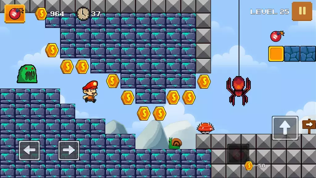 Super Dan's World - Run Game Captura de tela 3