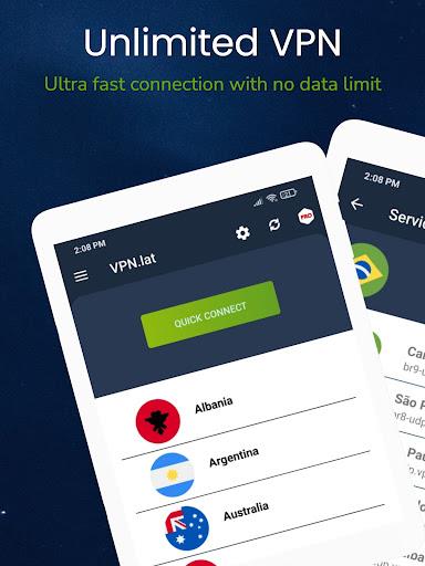 VPN.lat: Fast and secure proxy Captura de pantalla 0