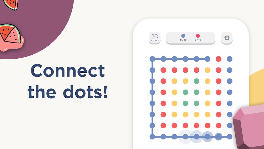 Two Dots: Fun Dot & Line Games Mod Capture d'écran 2