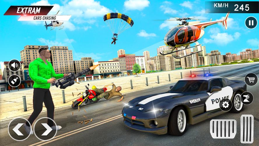 US Police Chase Thieves Games 螢幕截圖 3