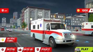 city ambulance game Capture d'écran 0