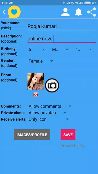 Indian Girls Chat Capture d'écran 3
