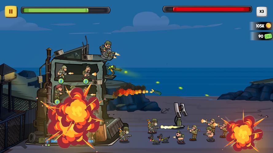 World War Army Defense: TD WW2 Скриншот 1
