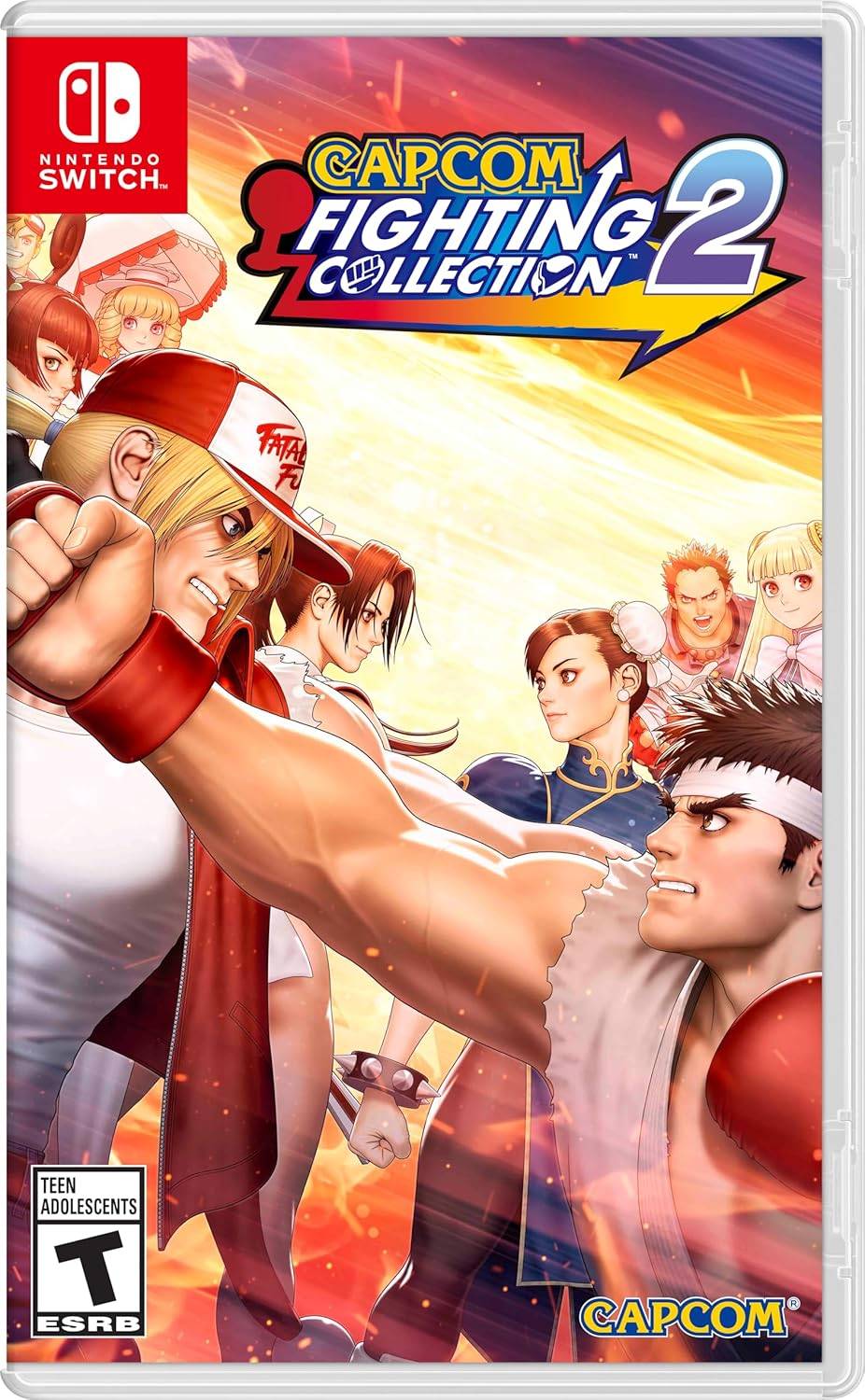 Capcom Fighting Collection 2 Kutu Art