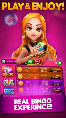 Bingo 90 Live: Vegas Slots 螢幕截圖 0