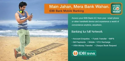 IDBI Bank GO Mobile+ Capture d'écran 0