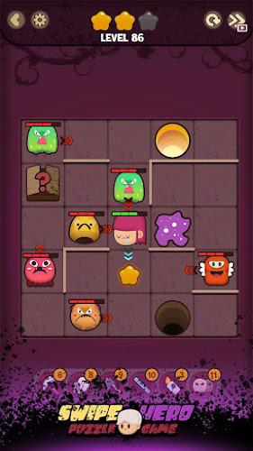 Swipe hero：puzzle game Ekran Görüntüsü 3