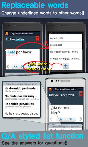 RightNow Spanish Conversation ภาพหน้าจอ 0