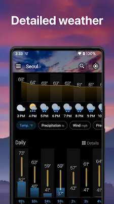 Weather & Widget - Weawow スクリーンショット 3