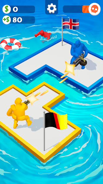 War of Rafts: Crazy Sea Battle Mod ภาพหน้าจอ 2