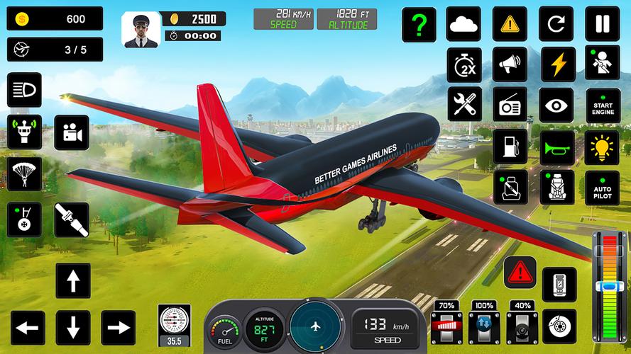 Flight Simulator : Plane Games应用截图第0张