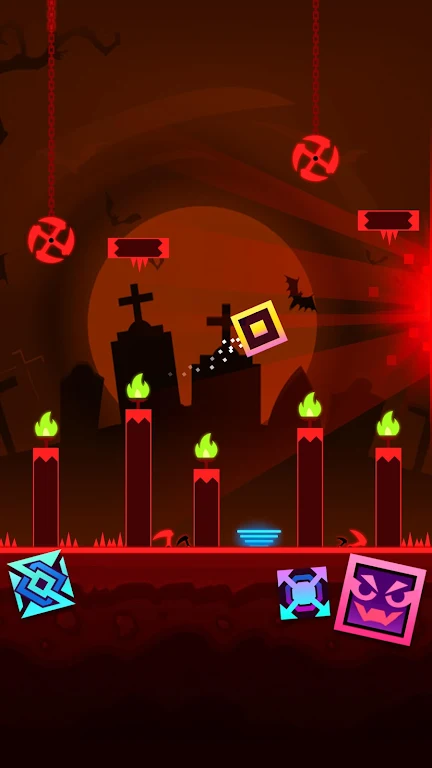 Block Dash: Geometry Jump Captura de tela 2