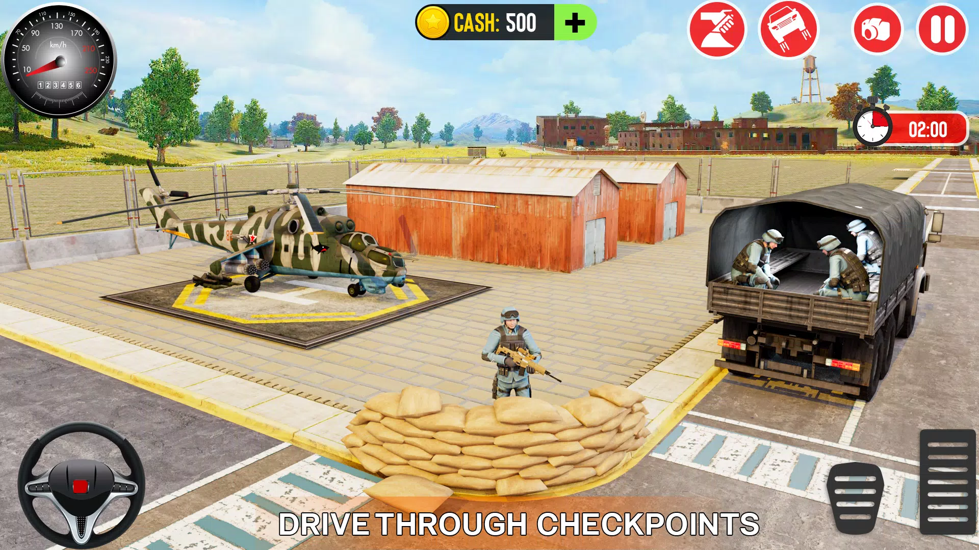 Army Car Games Truck Driving Zrzut ekranu 3