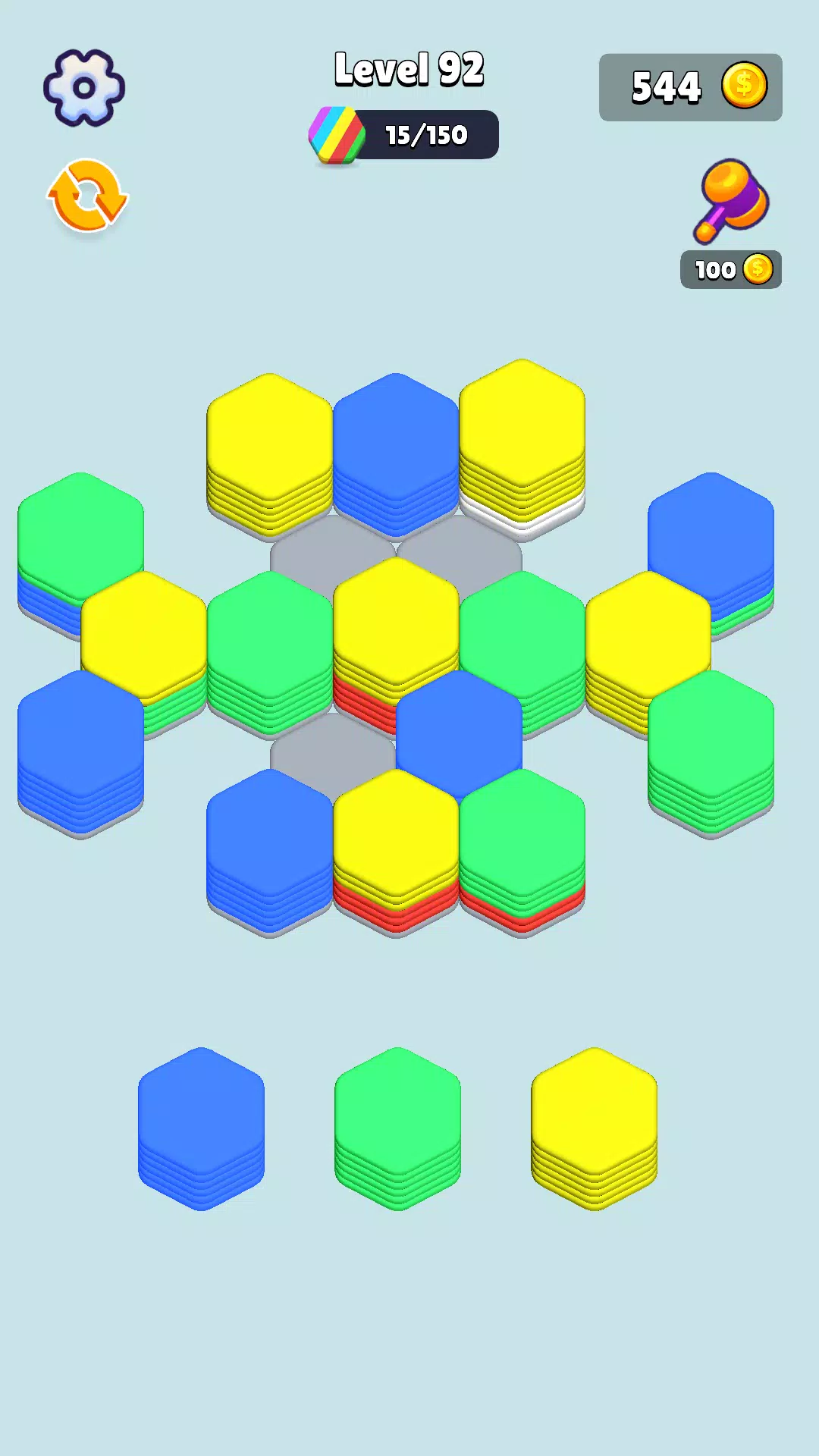 Stack Hexa Sort: Puzzle Match应用截图第2张