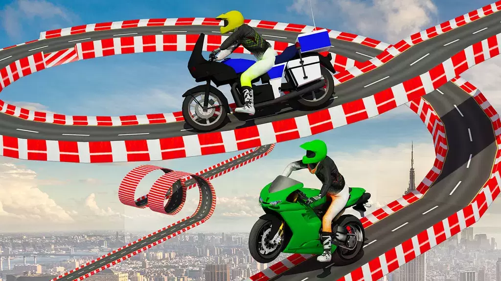 Stunt Bike Race Moto Drive 3D Capture d'écran 0