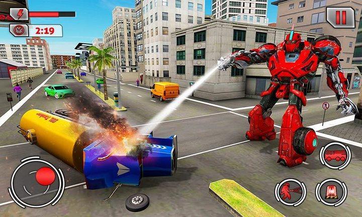 Fire Truck Games: Robot Games स्क्रीनशॉट 2