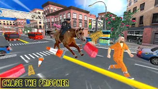 US Police Horse Criminal Chase 스크린샷 0