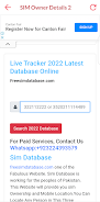 Live tracker sim data 2023 Schermafbeelding 2