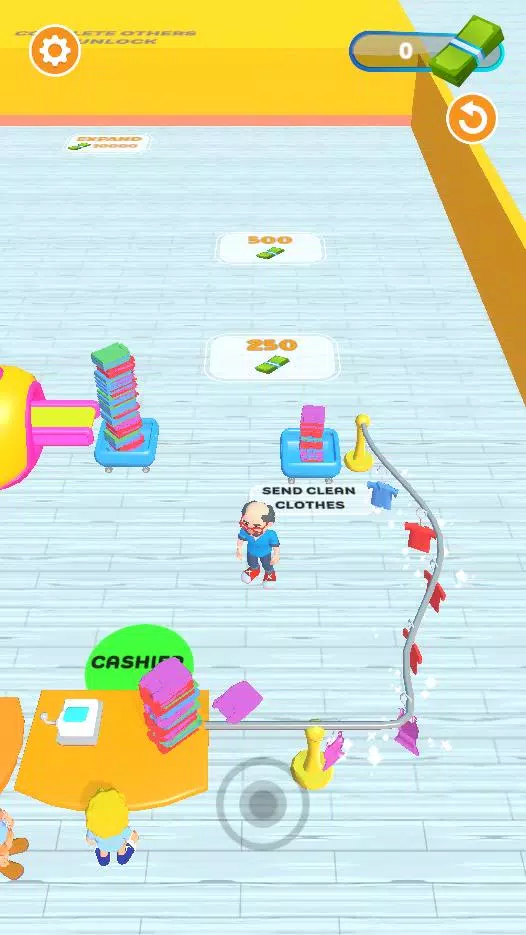 Laundry Rush - Idle Game ဖန်သားပြင်ဓာတ်ပုံ 2