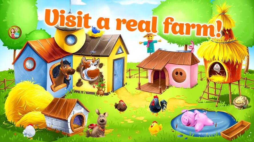 Kids Animal Farm Toddler Games应用截图第0张