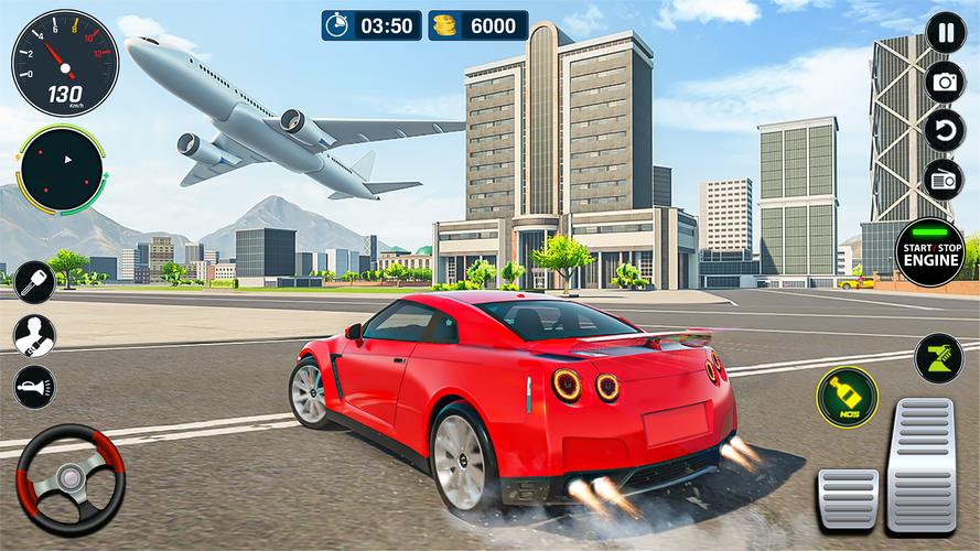 Flying Car Simulator: Car Game Zrzut ekranu 1