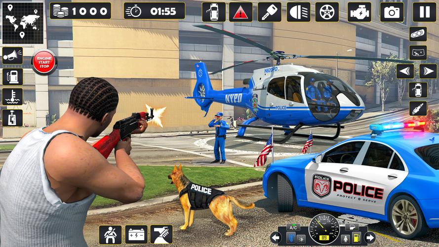 US police Cars Transport truck 螢幕截圖 1