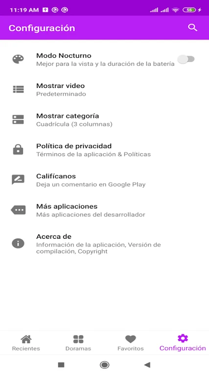 Doramas Mp4 en español Capture d'écran 0
