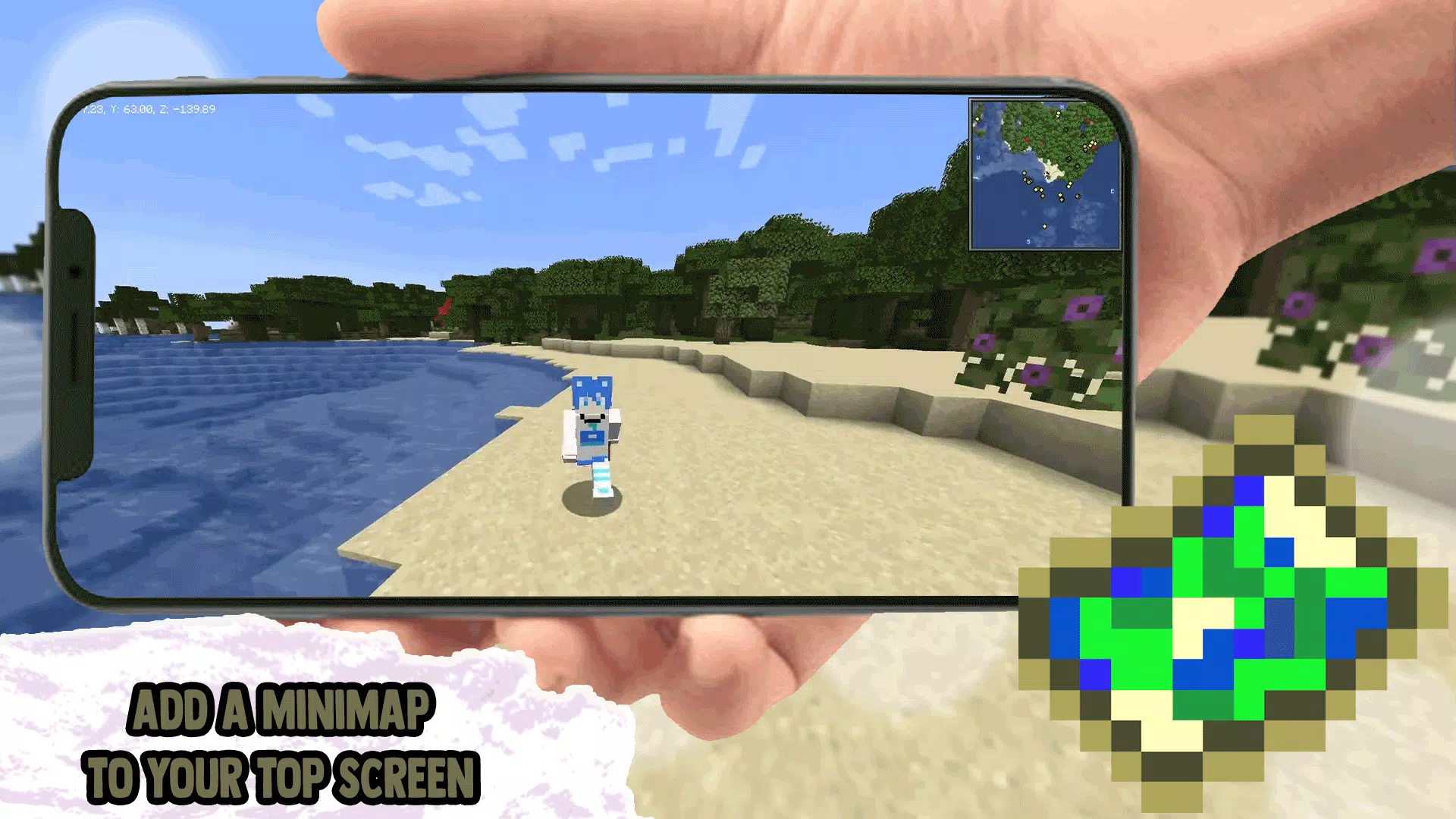 Minimap Mod Addons for MCPE Schermafbeelding 3