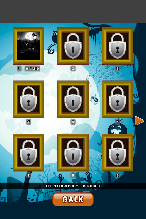 Pyramid Solitaire on Halloween 螢幕截圖 1