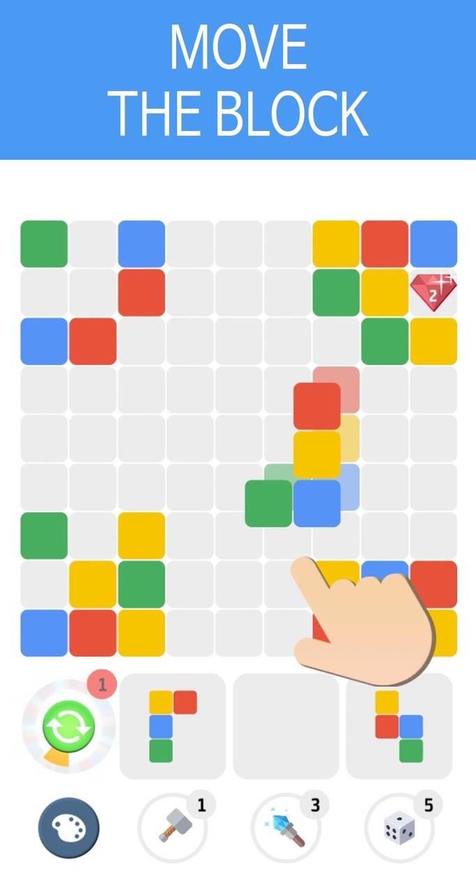 Mapdoku : Match Color Blocks Ekran Görüntüsü 3